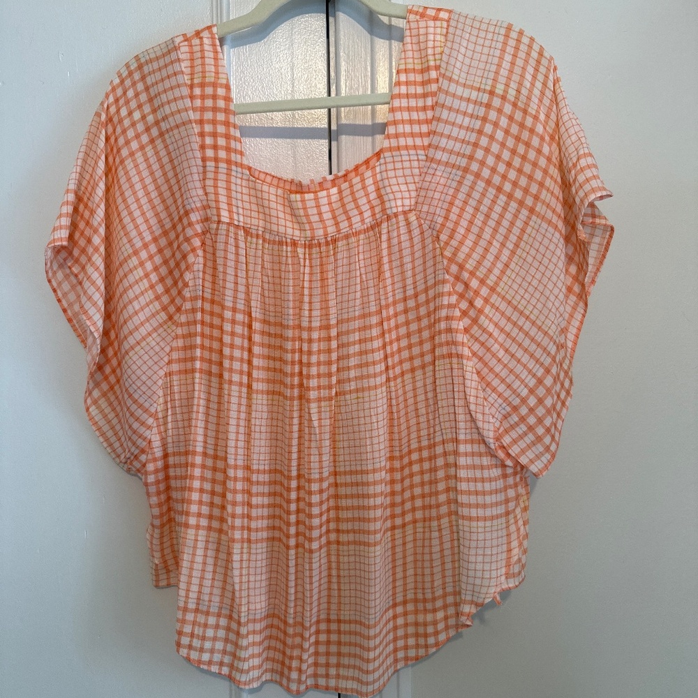 LC Lauren Conrad Plaid Top